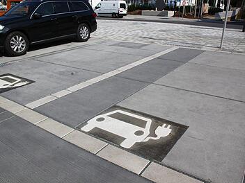 Hier kommt die neue Ladesäule auf dem Eku-Parkplatz hin.Dagmar Besand