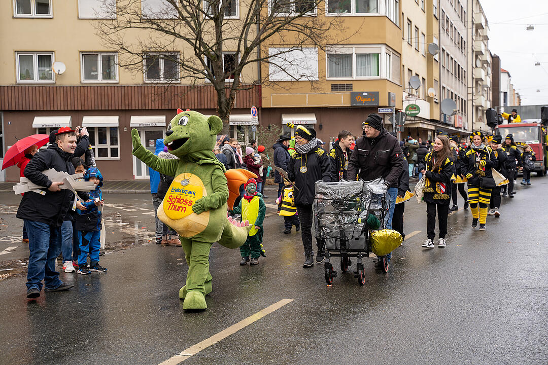Der traditionelle Umzug zog ca. 70.000 Faschingsfreunde an.