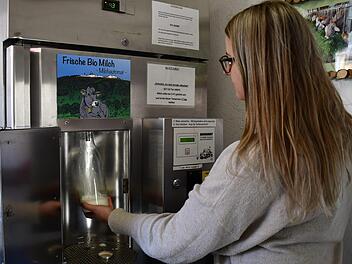In der Rhön gibt es mehrere Milchtankstellen, die von Rhöner Milchbauern betrieben werden. Foto: Zarah Greiner