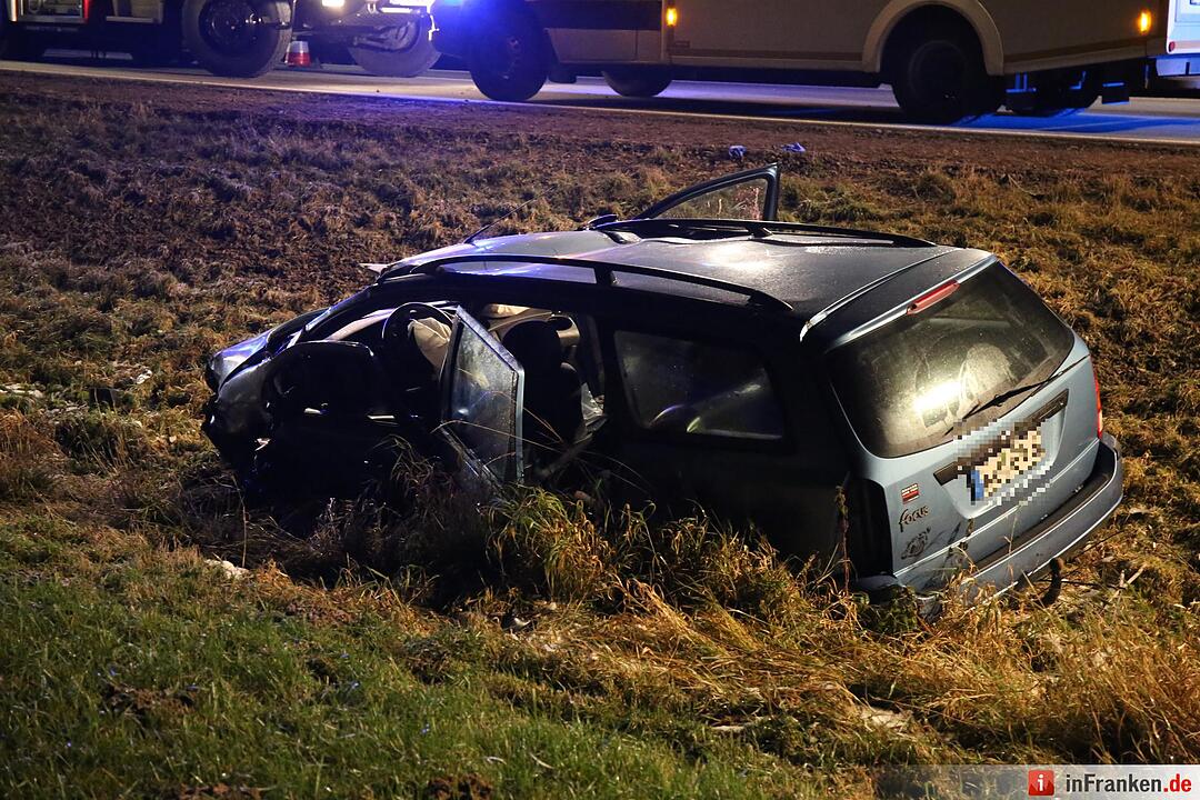 Autofahrer bei Köditz schwers verletzt