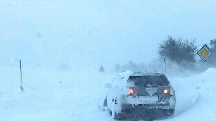 So sah es gestern im Thurnauer Oberland aus. Foto: privat