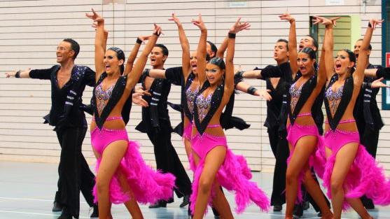 Impressionen vom A-Team in Schwarz-Pink. Foto: Katja Nauer