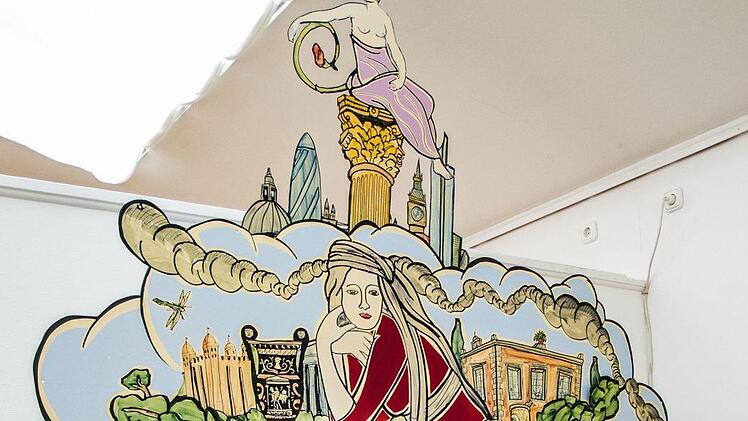 "Augenblick des Glücks" ist der Titel einer großen Ausstellung mit Werken von Moritz Götze im Kunstverein Coburg.Foto: Jochen Berger