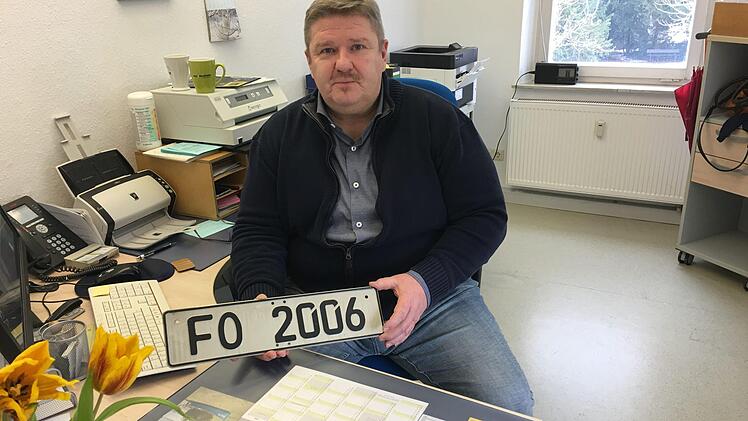 Andreas Kraus, Leiter der Forchheimer Zulassungsstelle