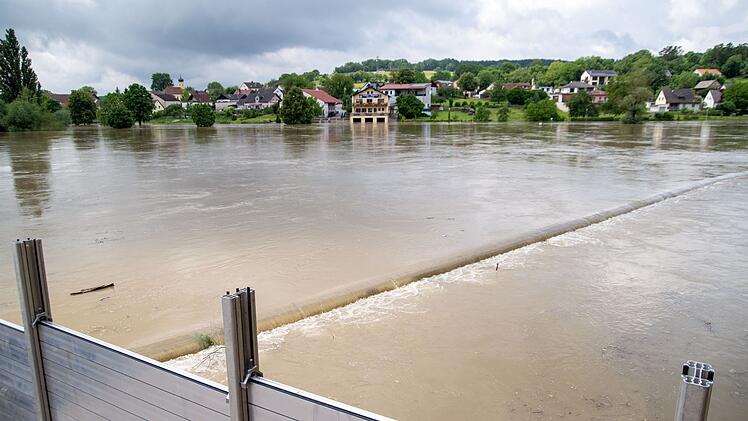 Hochwasser in Bayern - Weltenburg