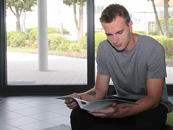 Mario Lorenz ist seit knapp zwei Jahren bei Glen Dimplex in der Ausbildung. Foto: Fabian Kluge