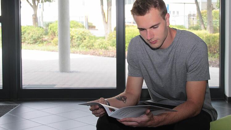 Mario Lorenz ist seit knapp zwei Jahren bei Glen Dimplex in der Ausbildung. Foto: Fabian Kluge