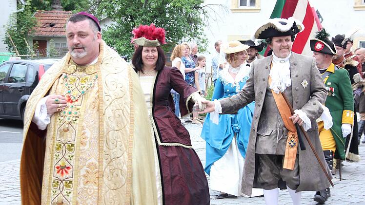 Historischer Festzug durch Kronach. Foto: Marco Meißner