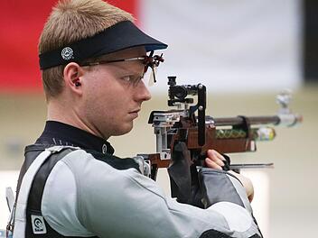 Manuel Wittmann präsentierte sich mit 397 Ringen gegen Saltendorf in starker Verfassung.  Foto: Hagen Lehmann