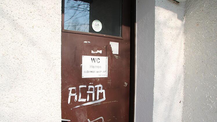 Die WC-Anlage ...