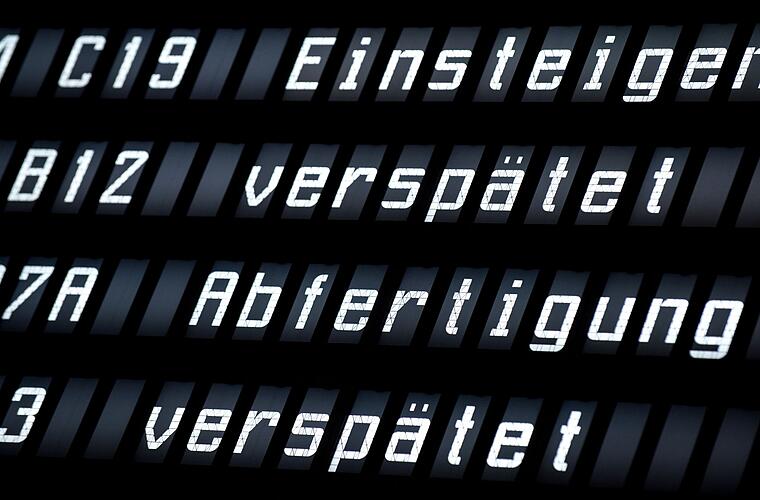 Fast jeder dritte Europa-Fluggast war 2022 verspätet