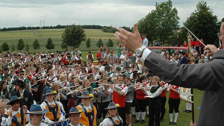 In Oerlenbach wurde das Kreismusikfest gefeiert.  Foto: Peter Klopf
