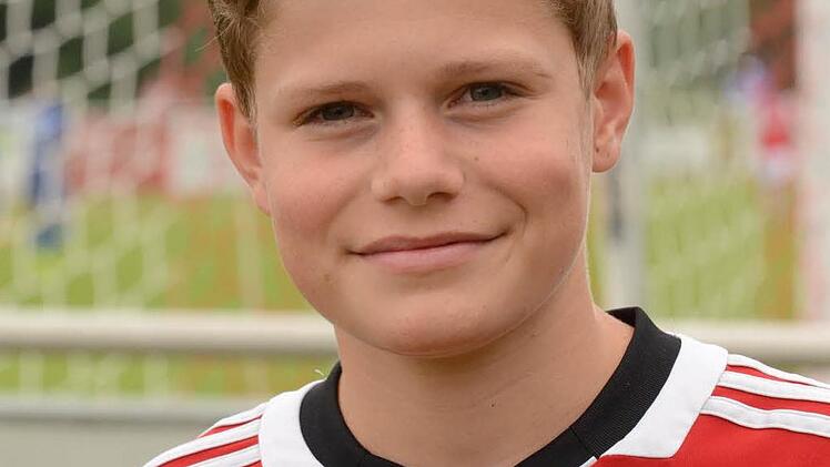 Jannik Göller, Spieler der Regionalauswahl vom FC 05 Schweinfurt. Foto: Jürgen Schmitt