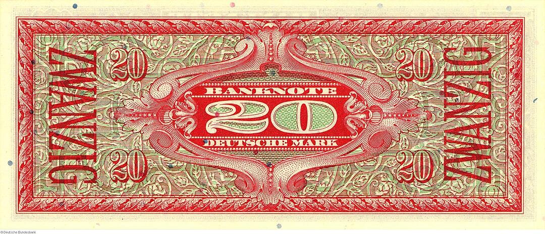 Deutsche Mark - Banknoten im Jahr 1948