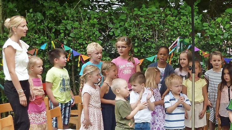 Die Ebermannstadter Kinder hatten beim Sommerfest allen Grund zum Lachen.  Fotos: Susanne Braun