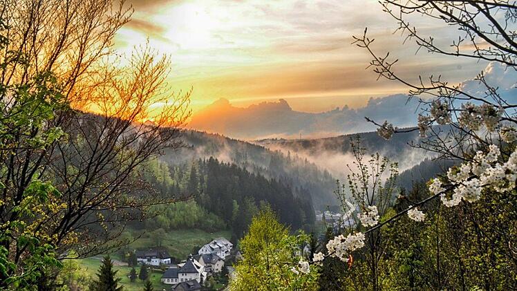 Platz 1: "Blick auf Dürrenwaid und das Oelsnitztal" von Frank Rosenmüller