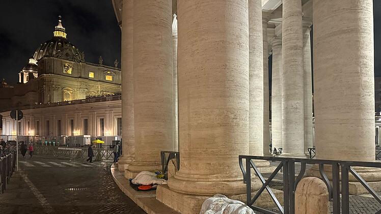 Obdachlose am Petersplatz