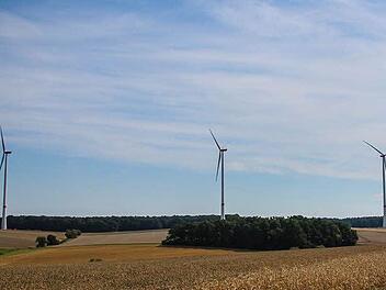 Am Netz: der Windpark Maßbach Foto: Green City Energy