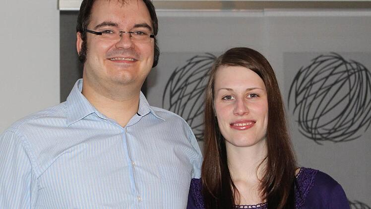 Philipp Metz mit seiner Lebensgefährtin Monja Mertl.