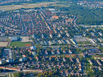 Das Aus- und Fortbildungszentrum der Bundespolizei nimmt derzeit einen Großteil des ehemaligen US-Kasernengeländes ein. Foto: Ronald Rinklef/Archiv