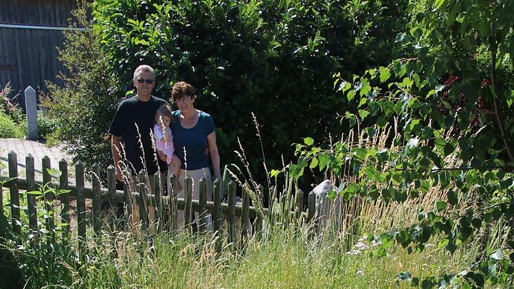 Blick in den Garten von Rainer und Rosi Gilke. Foto: Jürgen Gärtner