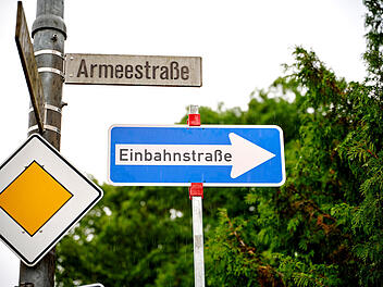 Verkehrsregelung in Bamberg: Einbahnstraße wegen Fußballspiel