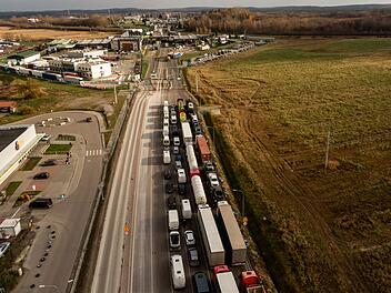 Blockaden an Polens Grenz&uuml;berg&auml;ngen zur Ukraine