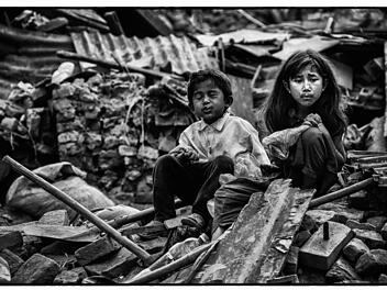 Fotograf Matthias Hoch war zusammen mit Wolfgang Grader in Nepal unterwegs, nachdem sich das schwere Erdbeben ereignet hat. Foto: Matthias Hoch