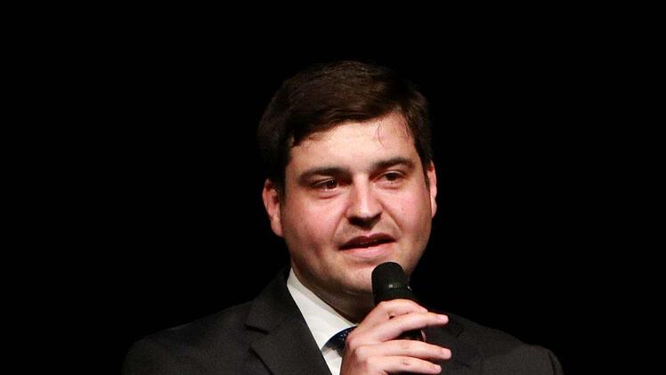 Jens-Uwe Peter moderierte das Eröffnungskonzert im Coburger Kongresshaus.