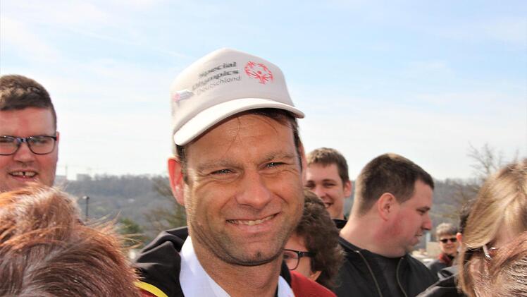 Strahlemann: Stefan Weidner ist wieder daheim in Franken. Diana Fuchs