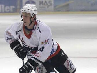 David Franek, Topscorer des ESC Haßfurt, will mit seinen Toren und Vorlagen dafür sorgen, dass sein Team den Klassenerhalt schnell perfekt macht.