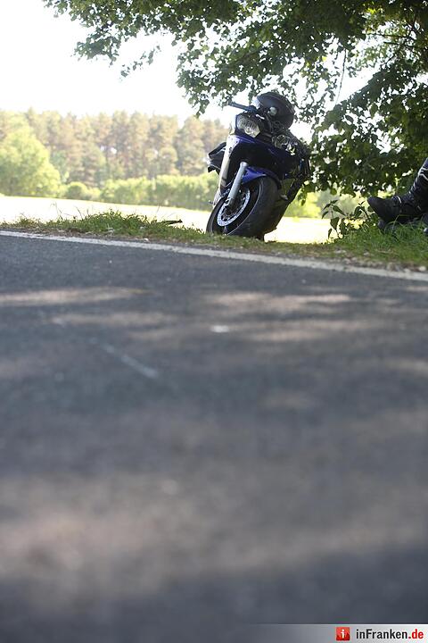 Unfall am Würgauer Berg: Motorradfahrer schwer verletzt