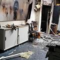 Die Büroräume des Firmengebäudes Hörrlein in der Adelsdorfer Bahnhofstraße wurden durch ein Feuer am Mittwochvormittag  vollkommen zerstört. Fotos: privat