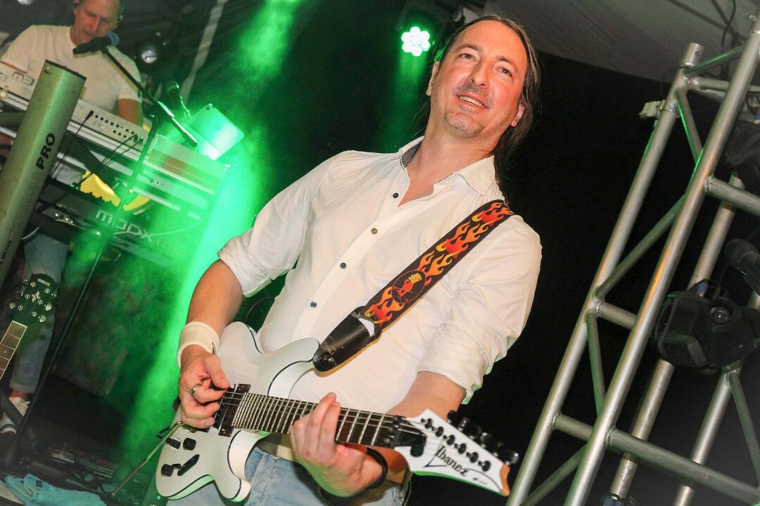 Die Partyband "highline" sorgte f&uuml;r gute Stimmung.