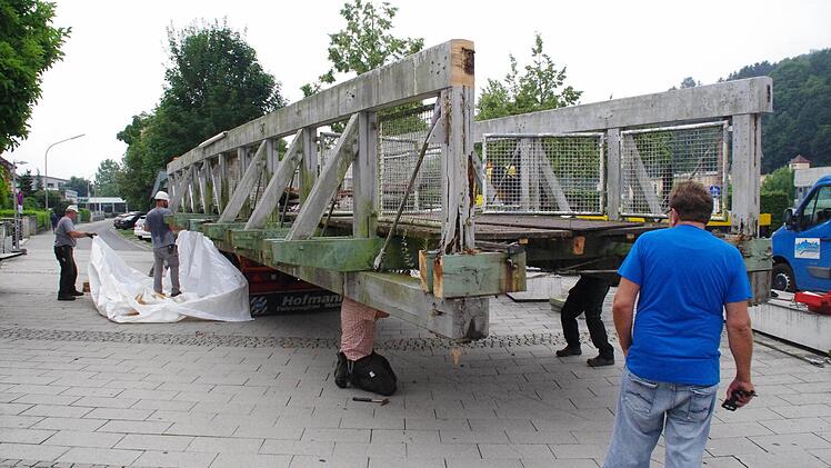 Arbeiten am Schwarzen Steg. Foto: Marco Meißner