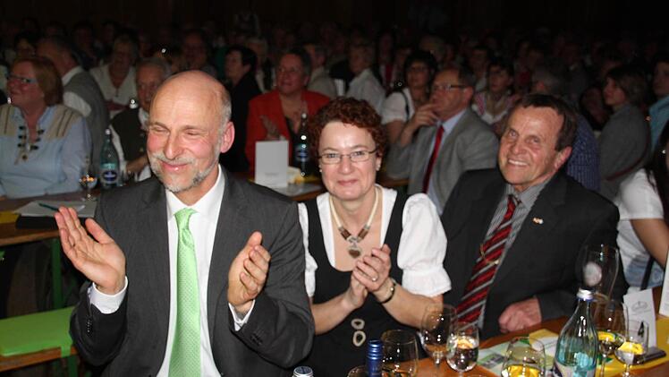 Eine Ode an den OB (links) hat am noch Freitag Johannes R. Köhler komponiert.