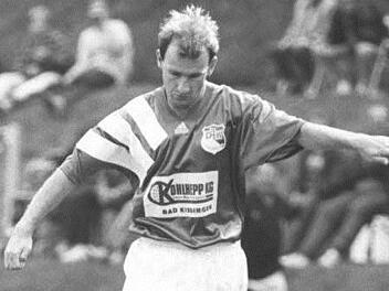 Martin Halbig im Jahr 1998: Martin Halbig erinnert sich so: Das war zu Landesliga-Zeiten bei der DJK Waldberg. Also Mitte der 90er irgendwann. Wann genau, das kann ich nicht mehr sagen.