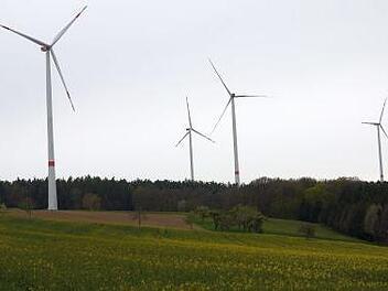 Stehen die vier Windräder im "Bürgerwald" an ungeeigneter Stelle. Ein Mann aus München meint: Ja. Deshalb klagt er vor dem Verwaltungsgericht gegen die Baugenehmigung. Foto: Berthold Köhler