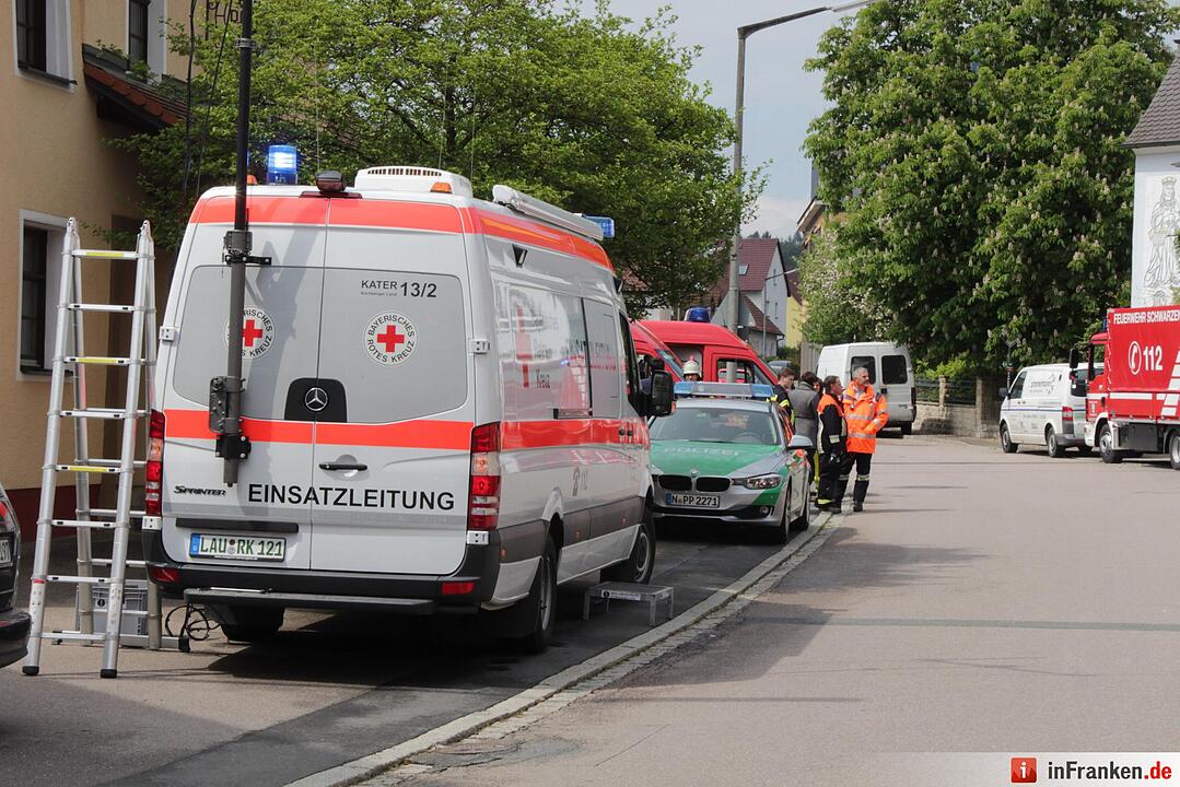 Zwei Verletzte bei Chlorgasunfall im Nürnberger Land
