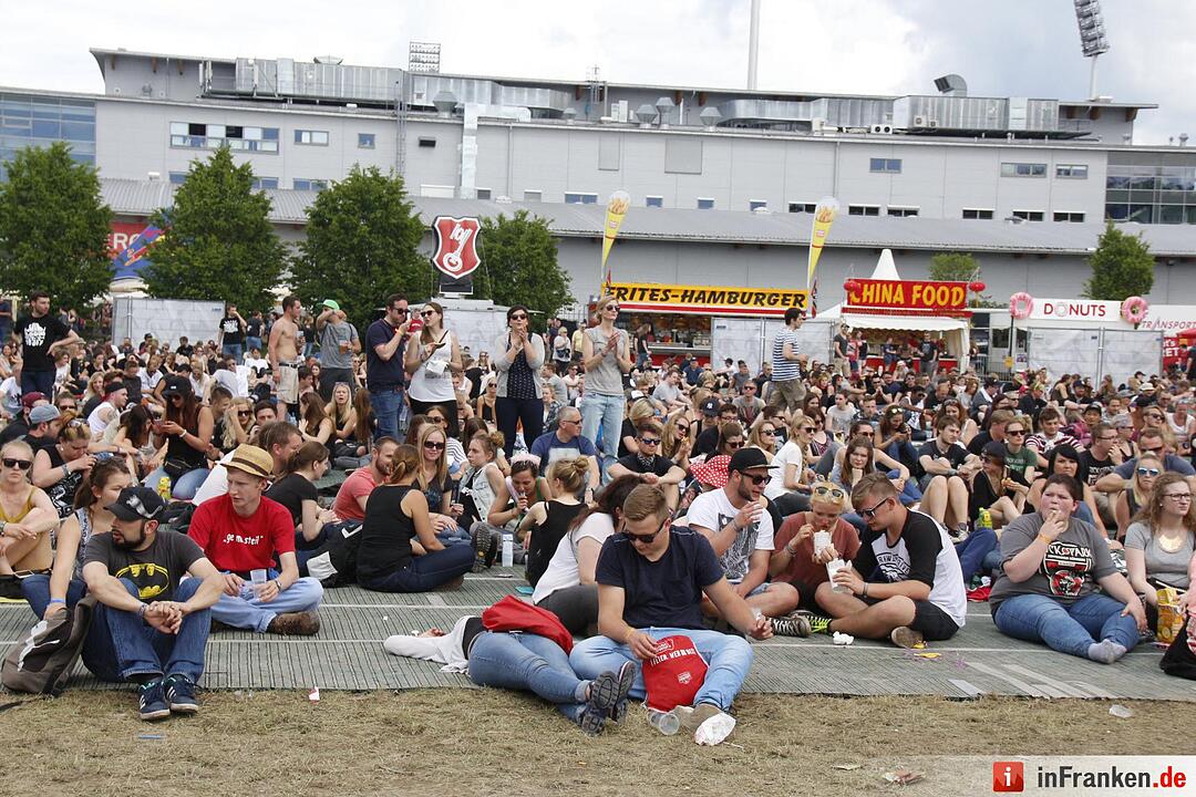 Rock im Park 2016 - Das Festivalgelände am Samstag