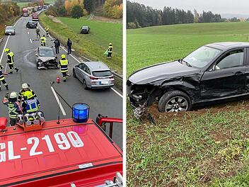 Selbitz: Heftiger Unfall auf B173 - drei Autos beteiligt