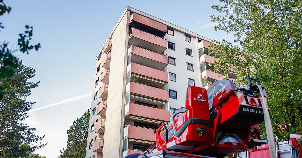 Nuremberg Fire Department alerted to fire in high-rise building - | ...