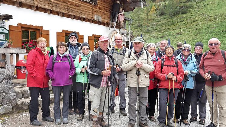 Eine Gruppe des Rhönklubs Hammelburg wanderte im Isarwinkel.  Foto: Hans Edlfurtner