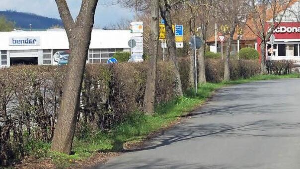 Der Weg zum Siedlersportheim und nach Vierzehnheiligen erhält den Namen "Pilgerweg".  Foto: Andreas Welz