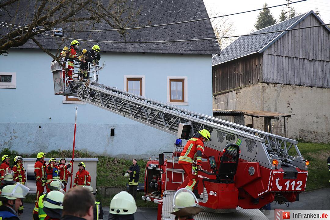 Brand in Feuerwehrhaus in Weidmes