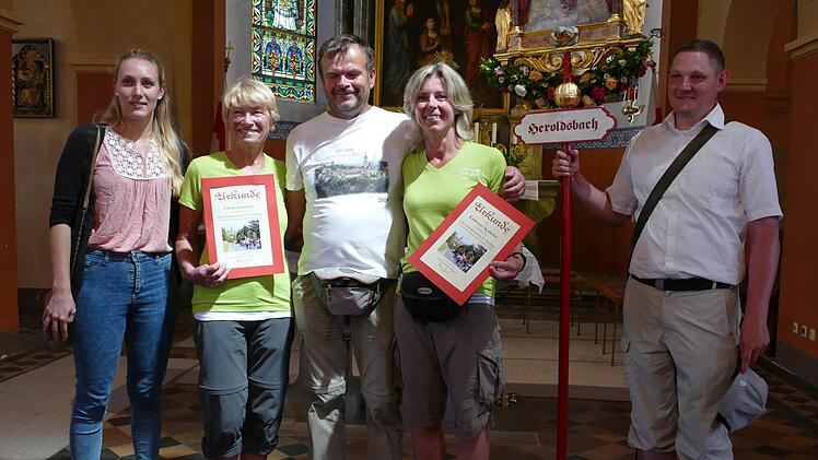 Luise Wagner, Edeltraut Me&szlig;bacher, Bertram Schleicher, Carola Steuerer, Johannes Eisen (v.&nbsp;l.) Foto: Sonja Schr&uuml;fer