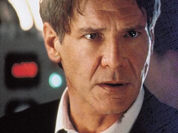 Pr&auml;sident Marshall (Harrison Ford) f&uuml;hrt einen Ein-Mann-Krieg gegen die Terroristen an Bord der "Air Force One".