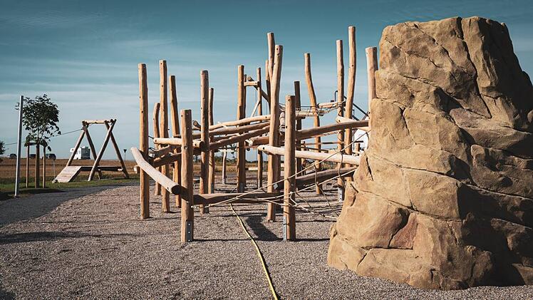 Action und Abenteuer: der Spielplatz in Kalchreuth bietet Abwechslung für Groß und Klein.