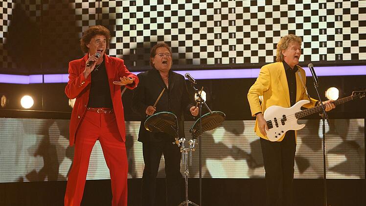 Die Flippers kannte jahrzehntelang jedes Kind: Olaf Malolepski, Manfred Durban und Bernd Hengst proben f&uuml;r einen TV-Auftritt im 2007.