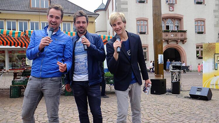 Schlagergruppe "Cappuccinos" in Hammelburg. Foto: Gerd Schaar